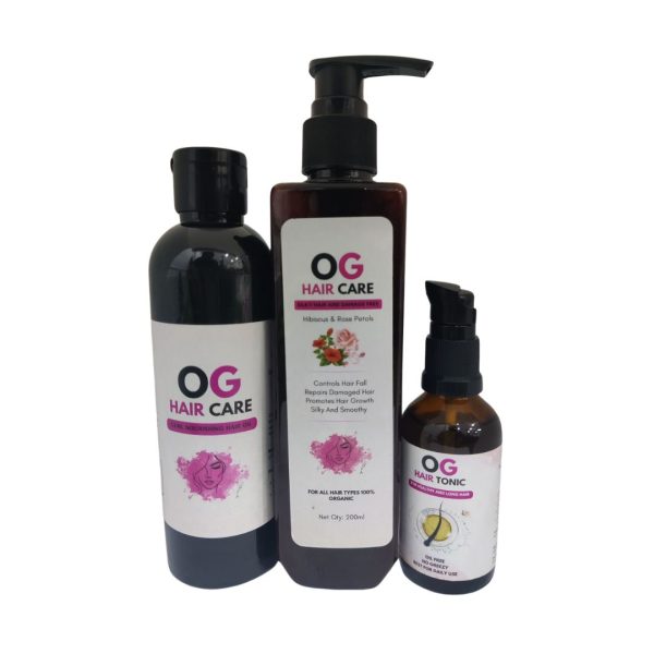 Hair Growth Combo (Hair Tonic + Shampoo + Hair Oil)